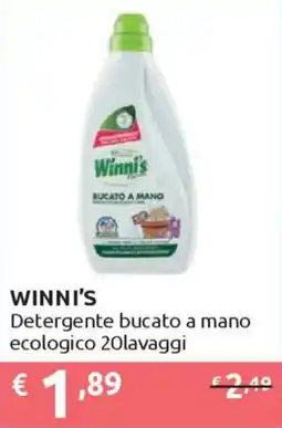 Ipersoap WINNI'S Detergente bucato a mano ecologico offerta