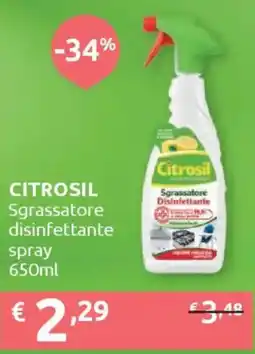 Ipersoap CITROSIL Sgrassatore disinfettante spray offerta