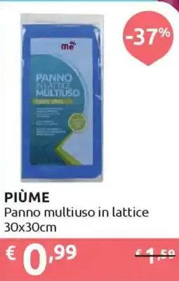 Ipersoap PIÙME Panno multiuso in lattice 30x30cm offerta