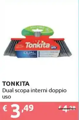 Ipersoap TONKITA Dual scopa interni doppio uso offerta