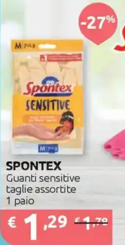 Ipersoap SPONTEX Guanti sensitive offerta