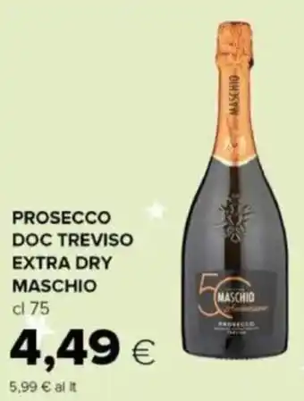 Oasi Prosecco doc treviso extra dry MASCHIO offerta