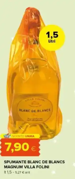 Oasi Spumante blanc de blancs magnum VILLA FOLINI offerta