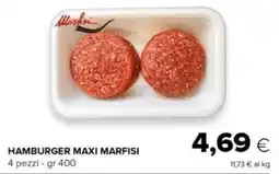 Oasi Hamburger maxi MARFISI offerta