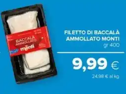 Oasi Filetto di baccalà ammollato MONTI offerta