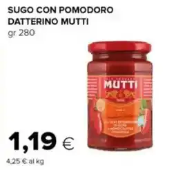 Oasi Sugo con pomodoro datterino MUTTI offerta