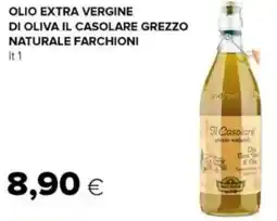 Oasi Olio extra vergine di oliva il casolare grezzo naturale farchioni offerta