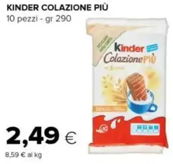Oasi Kinder colazione più offerta
