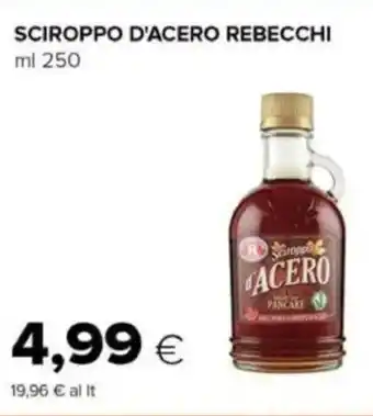 Oasi Sciroppo d'acero rebecchi offerta