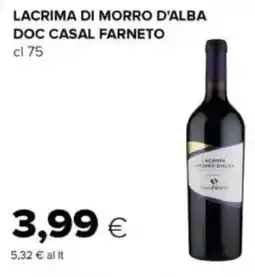 Oasi Lacrima di morro d'alba doc CASAL FARNETO offerta