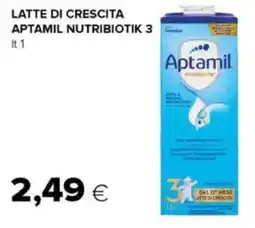 Oasi Latte di crescita aptamil NUTRIBIOTIK 3 offerta