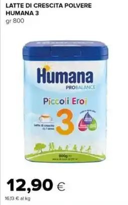 Oasi Latte di crescita polvere HUMANA 3 offerta