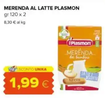 Oasi Merenda al latte PLASMON offerta
