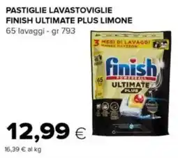 Oasi Pastiglie lavastoviglie finish ultimate plus limone offerta