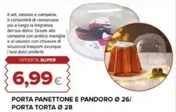Oasi Porta panettone e pandoro ø 26/ porta torta ø 28 offerta