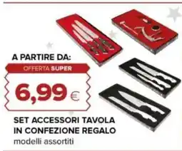 Oasi Set accessori tavola in confezione regalo offerta