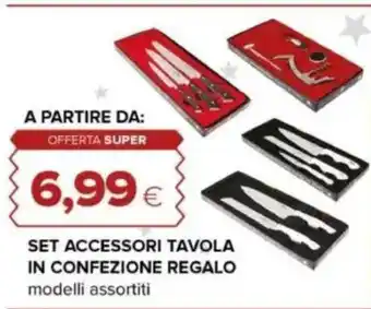Oasi Set accessori tavola in confezione regalo offerta