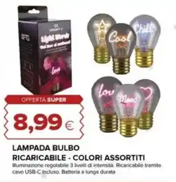 Oasi Lampada bulbo ricaricabile offerta