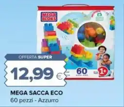 Oasi Mega sacca eco 60 pezzi - azzurro offerta
