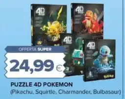 Oasi Puzzle 4D pokemon offerta