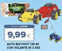 Oasi Auto big foot cm 45 con volante in 3 ass offerta