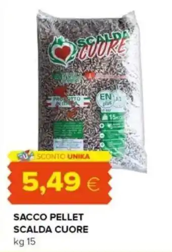 Sacco pellet scalda cuore