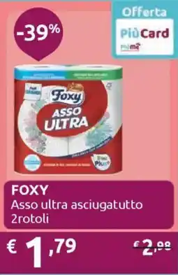 Ipersoap FOXY Asso ultra asciugatutto 2rotoli offerta