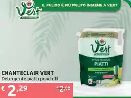 Ipersoap CHANTECLAIR VERT Detergente piatti pouch offerta