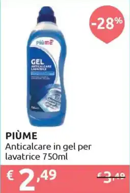 Ipersoap PIÙME Anticalcare in gel per lavatrice offerta