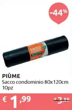 Ipersoap PIÙME Sacco condominio 80x120cm offerta