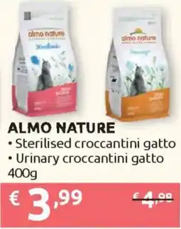 Ipersoap ALMO NATURE Sterilised croccantini gatto - Urinary croccantini gatto offerta