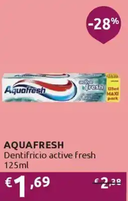 Ipersoap AQUAFRESH Dentifricio active fresh offerta