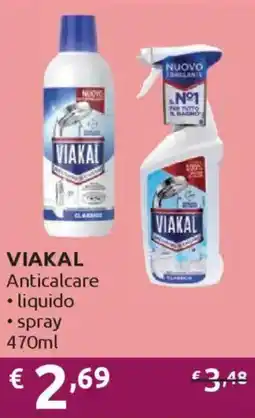 Ipersoap VIAKAL Anticalcare liquido - spray offerta