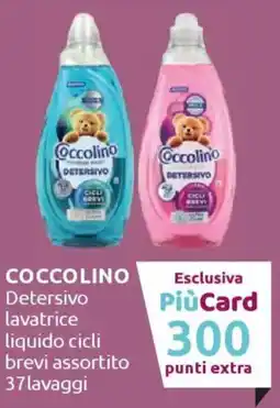 Ipersoap COCCOLINO Detersivo lavatrice liquido cicli brevi offerta