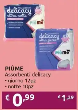 Ipersoap PIÙME Assorbenti delicacy offerta