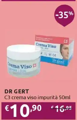 Ipersoap DR GERT C3 crema viso impurità offerta