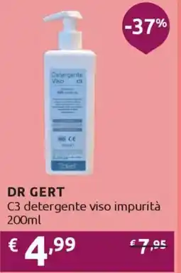 Ipersoap DR GERT C3 detergente viso impurità offerta