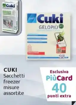 Ipersoap CUKI Sacchetti freezer offerta