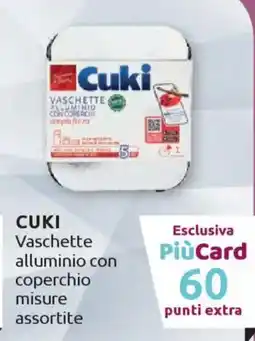Ipersoap CUKI Vaschette alluminio con coperchio offerta