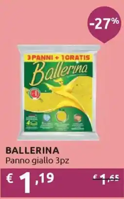 Ipersoap BALLERINA Panno giallo 3pz offerta