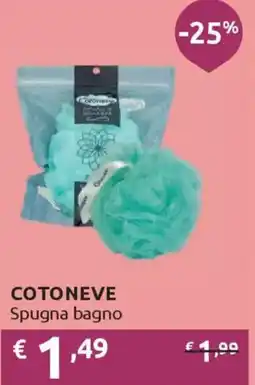 Ipersoap COTONEVE Spugna bagno offerta