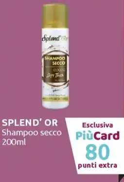 Ipersoap SPLEND' OR Shampoo secco offerta
