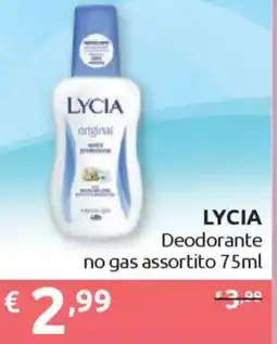 Ipersoap LYCIA Deodorante no gas offerta