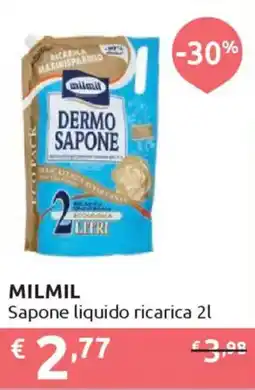 Ipersoap MILMIL Sapone liquido ricarica offerta