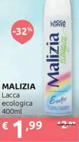 Ipersoap MALIZIA Lacca ecologica offerta