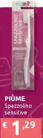 Ipersoap PIÙME Spazzolino sensitive offerta