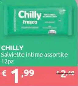 Ipersoap CHILLY Salviette intime 12pz offerta