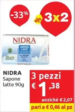 Ipersoap NIDRA Sapone latte offerta