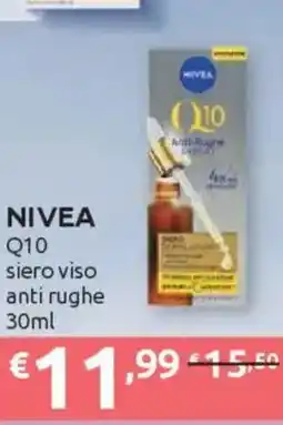 Ipersoap NIVEA Q10 siero viso anti rughe offerta