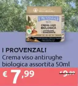 Ipersoap I PROVENZALI Crema viso antirughe biologica offerta